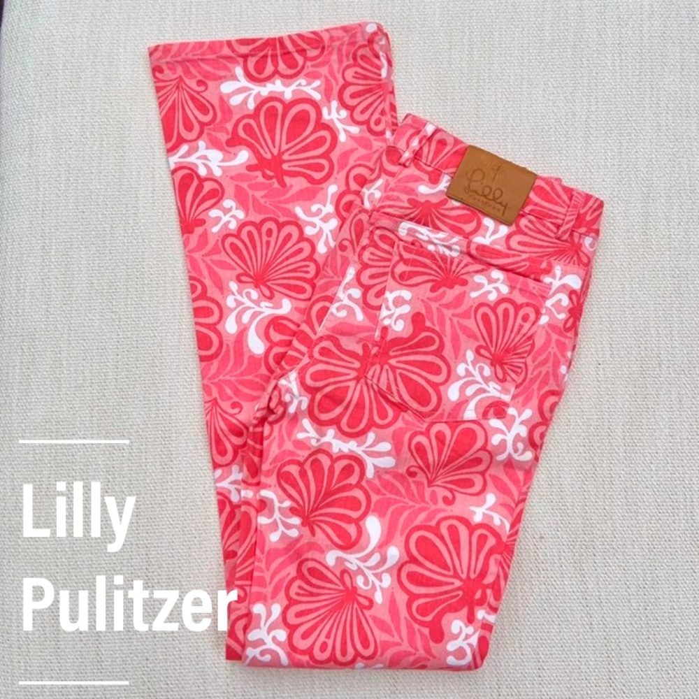 LN Lilly Pulitzer Coral Jeans 0 SFH